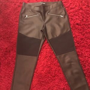 Express Faux Leather Leggings
